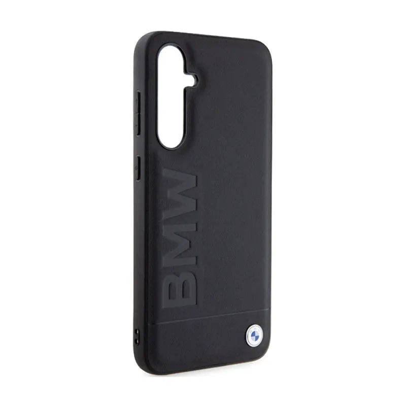 BMW Leather Hot Stamp – "Samsung Galaxy S23 FE" dėklas (juodas)