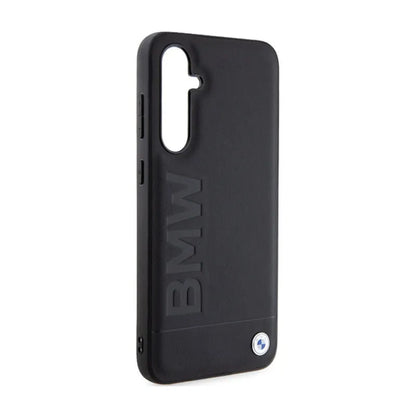 BMW Leather Hot Stamp – "Samsung Galaxy S23 FE" dėklas (juodas)