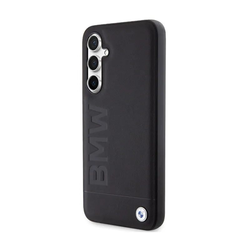 BMW Leather Hot Stamp – "Samsung Galaxy S23 FE" dėklas (juodas)