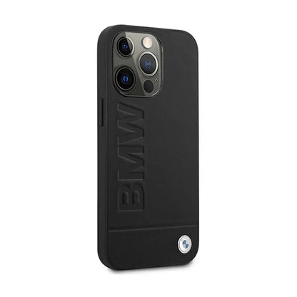 BMW logotipo įspaudas – dėklas, skirtas „iPhone 13 Pro Max“ (juodas)