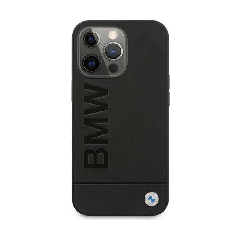 BMW logotipo įspaudas – dėklas, skirtas „iPhone 13 Pro Max“ (juodas)
