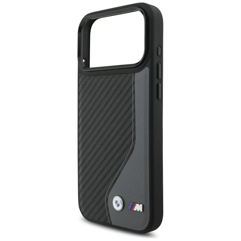 BMW M Anglies Pluoštas Logotipas MagSafe - Dėklas iPhone 17 Pro Max (antracitas)