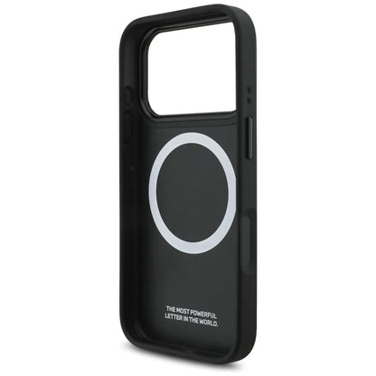 BMW M Carbon Line & Logo MagSafe dėklas iPhone 17 Pro (geltonas)