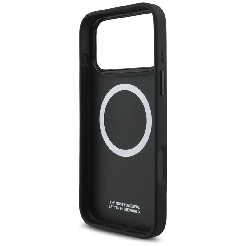 BMW M Carbon Line & Logo MagSafe dėklas iPhone 17 Pro Max (geltonas)