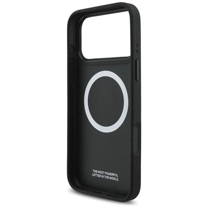 BMW M Carbon Line & Logo MagSafe dėklas iPhone 17 Pro Max (geltonas)