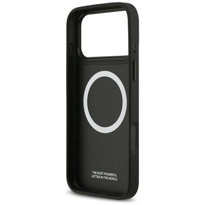 BMW M Carbon Line & Logo MagSafe - dėklas iPhone 17 Pro Max (raudonas)