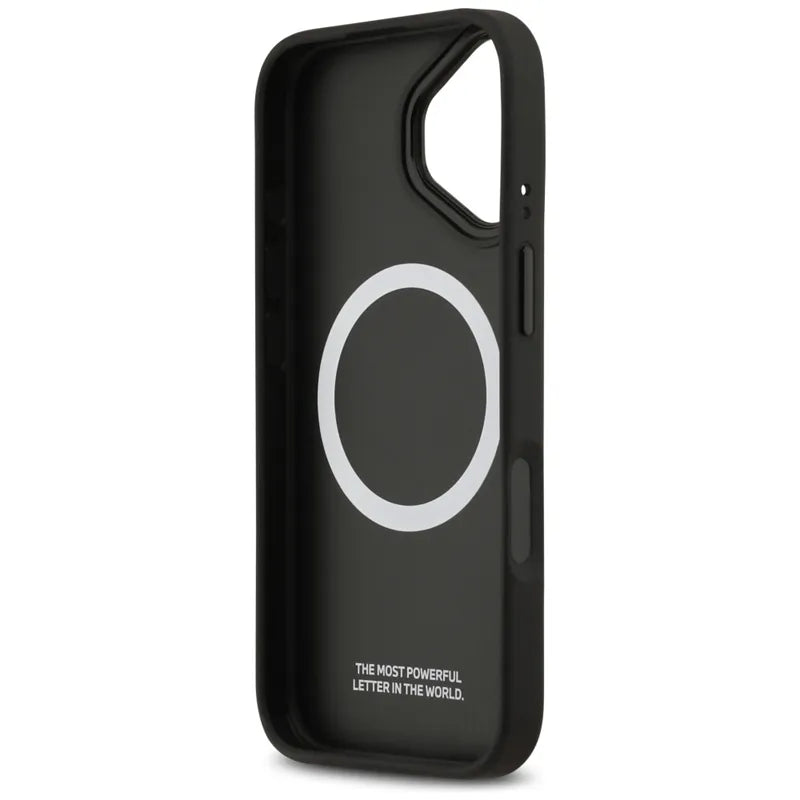 BMW M Carbon Line & Logo MagSafe dėklas iPhone 17 (raudonas)