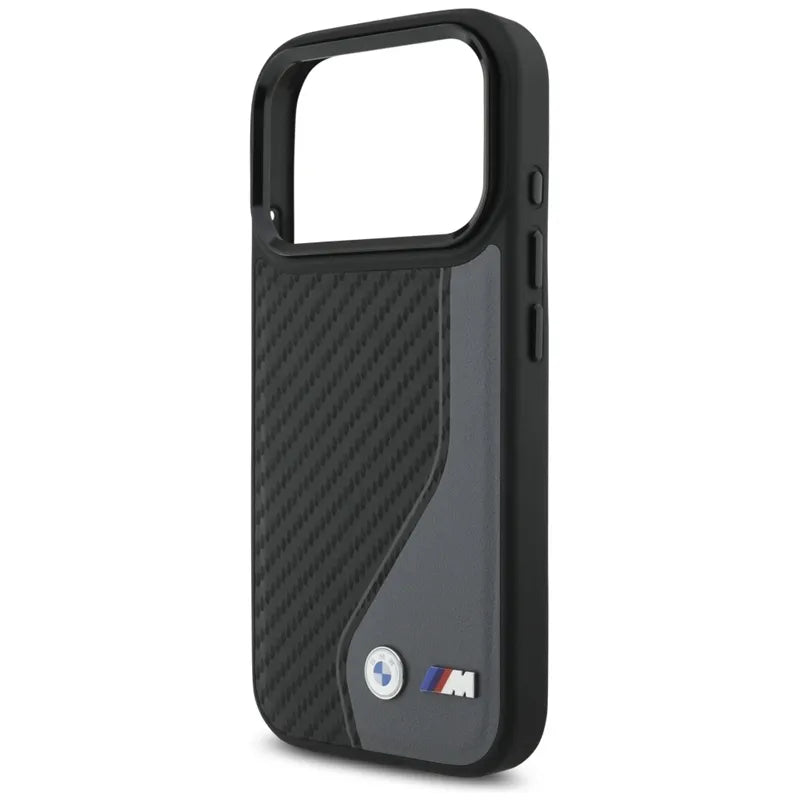 BMW M Carbono Logotipas MagSafe dėklas iPhone 17 Pro (antracito)