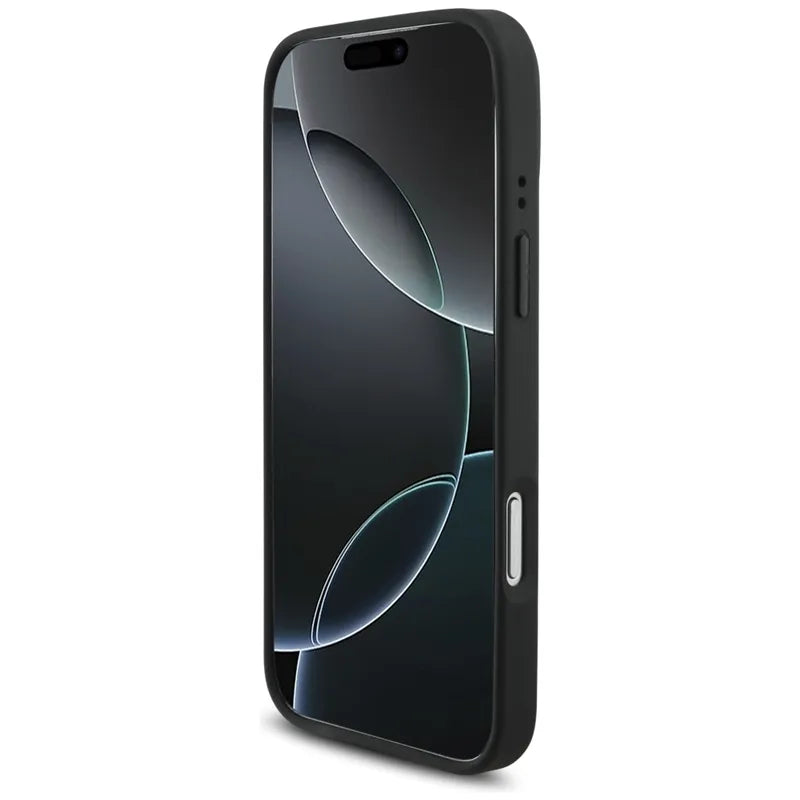 BMW M Carbono Logotipas MagSafe dėklas iPhone 17 Pro Max (mėlynas)