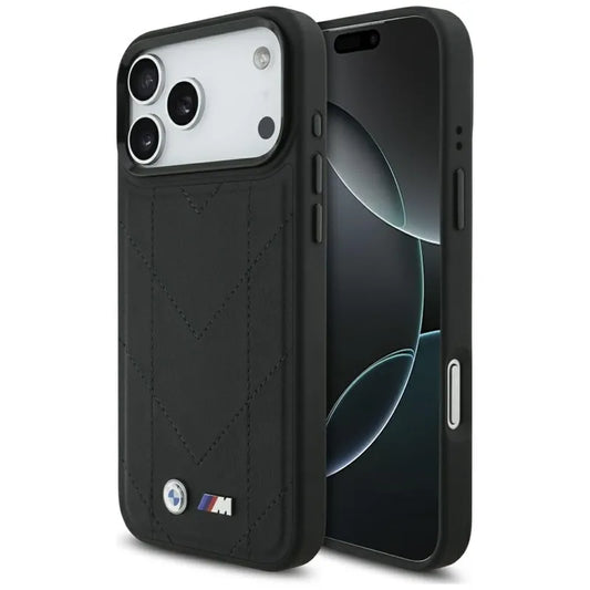 BMW M Dygsniuotas Logotipas MagSafe - iPhone 17 Pro Max dėklas (juodas)