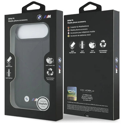 BMW M Dygsniuotas Logotipas MagSafe - iPhone Air dėklas (juodas)