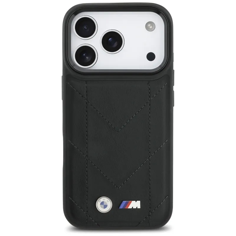 BMW M Dygštuotas logotipas MagSafe - iPhone 17 Pro dėklas (juodas)