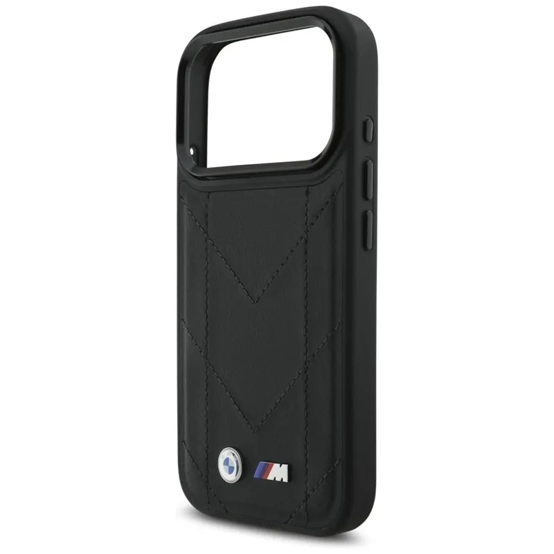 BMW M Dygštuotas logotipas MagSafe - iPhone 17 Pro dėklas (juodas)