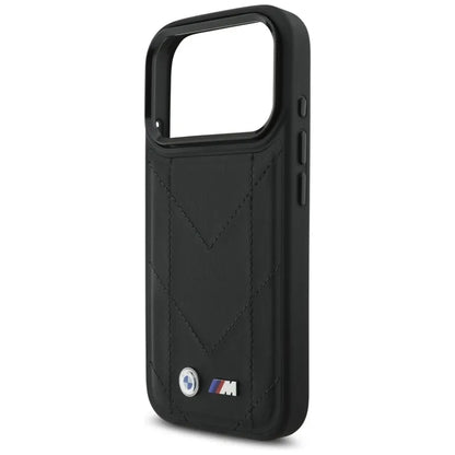 BMW M Dygštuotas logotipas MagSafe - iPhone 17 Pro dėklas (juodas)