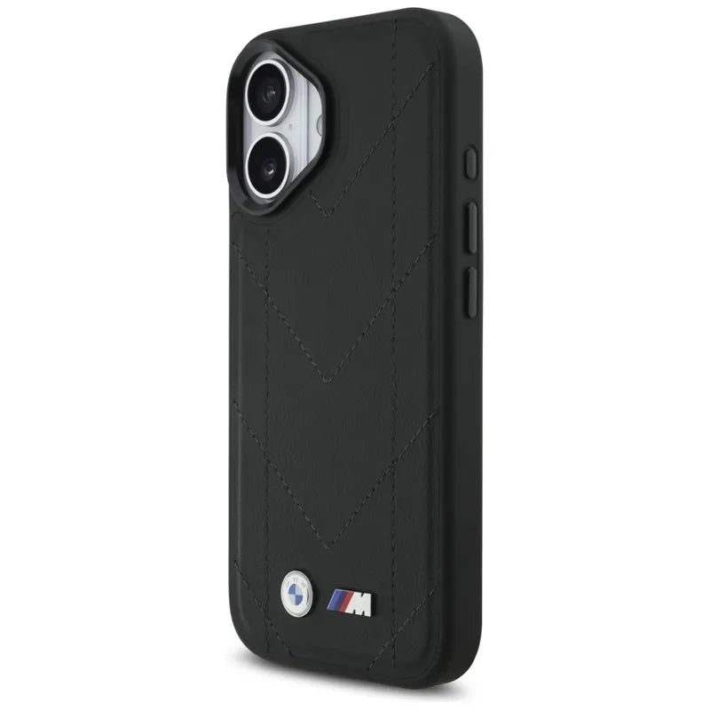 BMW M Dyjuotas logotipas MagSafe - iPhone 17 dėklas (juodas)