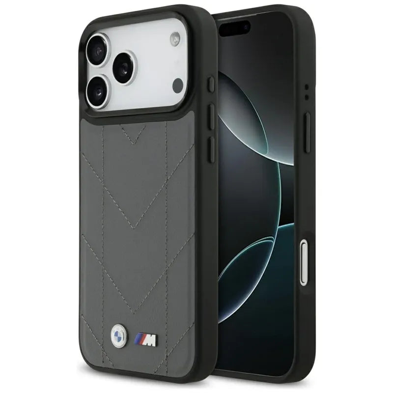 BMW M Dyjuotas Logotipas MagSafe - iPhone 17 Pro Max dėklas (Antracito)