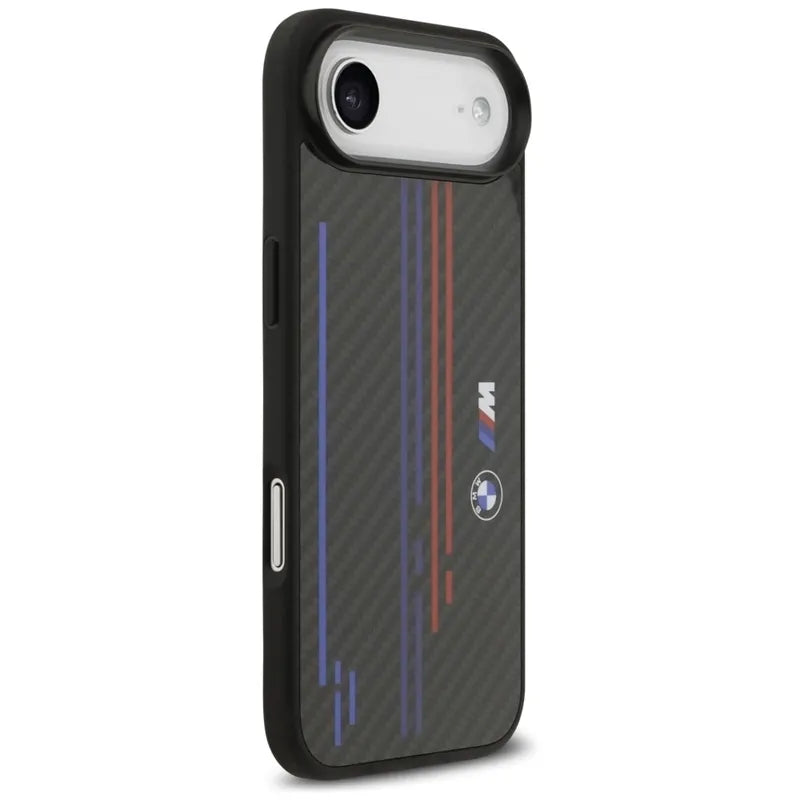 BMW M Kevlar linija ir logotipas MagSafe dėklas iPhone Air (juodas)