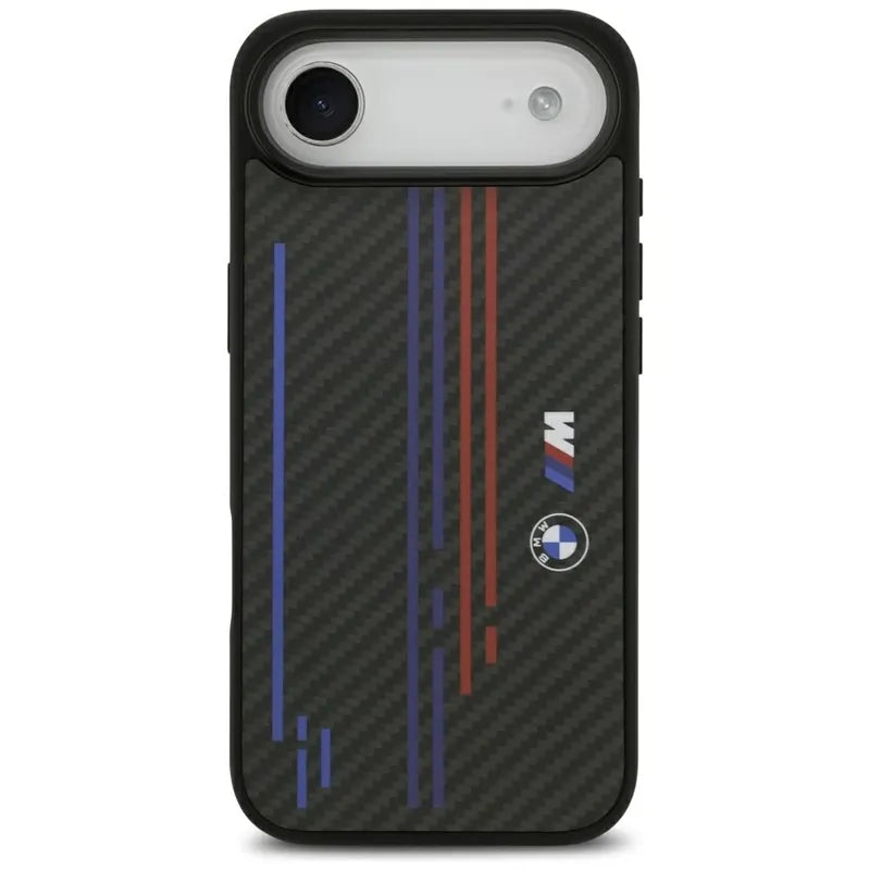BMW M Kevlar linija ir logotipas MagSafe dėklas iPhone Air (juodas)