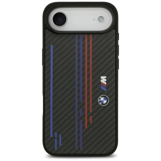 BMW M Kevlar linija ir logotipas MagSafe dėklas iPhone Air (juodas)