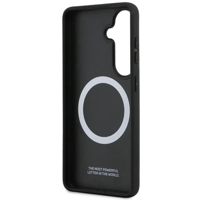 BMW M Kevlar Logo MagSafe – Samsung Galaxy S26 dėklas (juodas)