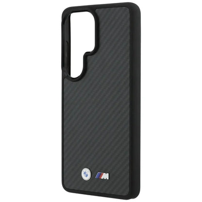 BMW M Kevlar Logo MagSafe - Samsung Galaxy S26 Ultra dėklas (juodas)