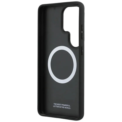 BMW M Kevlar Logo MagSafe - Samsung Galaxy S26 Ultra dėklas (juodas)