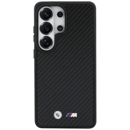 BMW M Kevlar Logo MagSafe - Samsung Galaxy S26 Ultra dėklas (juodas)