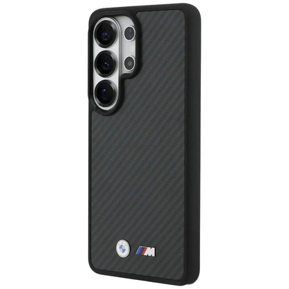 BMW M Kevlar Logo MagSafe - Samsung Galaxy S26 Ultra dėklas (juodas)