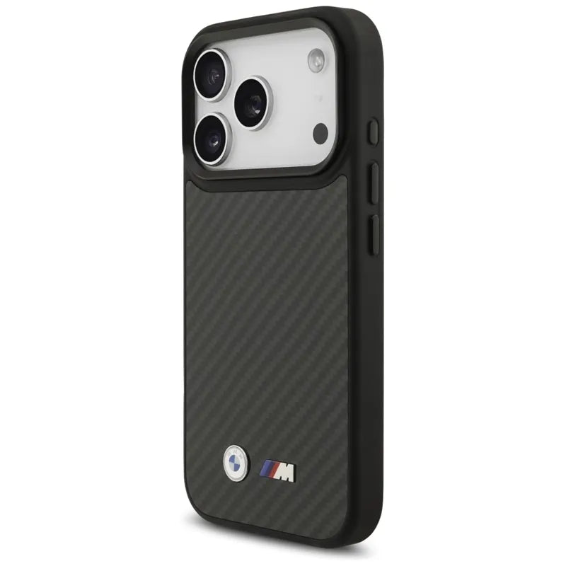 BMW M Kevlar Matinis MagSafe dėklas – iPhone 17 Pro (Juodas)