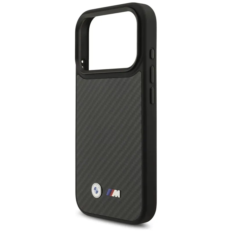 BMW M Kevlar Matinis MagSafe dėklas – iPhone 17 Pro (Juodas)