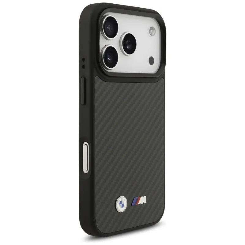 BMW M Kevlar Matinis MagSafe dėklas – iPhone 17 Pro (Juodas)