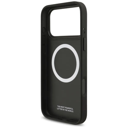 BMW M Kevlar Matinis MagSafe dėklas - iPhone 17 Pro Max (Juodas)