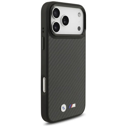 BMW M Kevlar Matinis MagSafe dėklas - iPhone 17 Pro Max (Juodas)