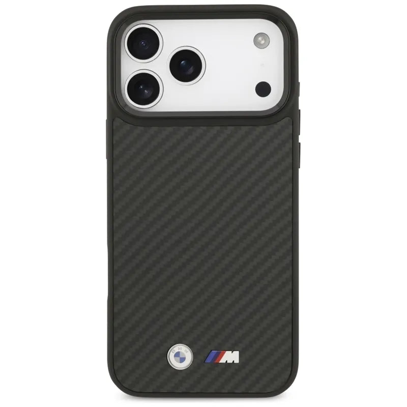 BMW M Kevlar Matinis MagSafe dėklas - iPhone 17 Pro Max (Juodas)