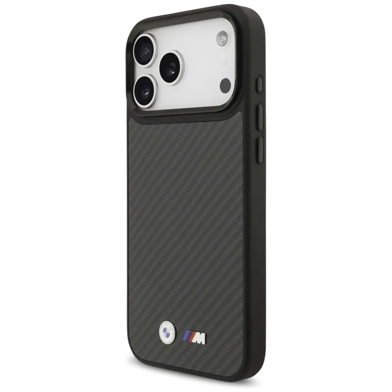 BMW M Kevlar Matinis MagSafe dėklas - iPhone 17 Pro Max (Juodas)