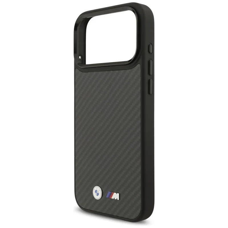 BMW M Kevlar Matinis MagSafe dėklas - iPhone 17 Pro Max (Juodas)