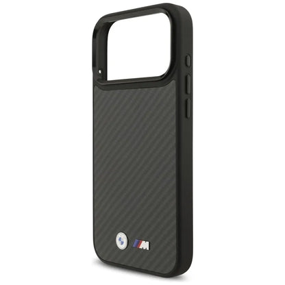 BMW M Kevlar Matinis MagSafe dėklas - iPhone 17 Pro Max (Juodas)