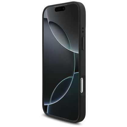 BMW M Perforated Stripe Logo MagSafe dėklas – iPhone 17 Pro Max (Raudonas)
