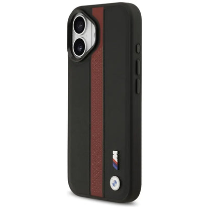 BMW M Perforated Stripe Logo MagSafe - iPhone 17 dėklas (Raudonas)