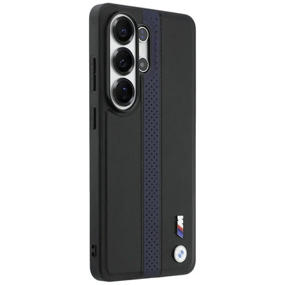 BMW M perforuotos juostelės logotipas MagSafe - Samsung Galaxy S26 Ultra dėklas (mėlynas)