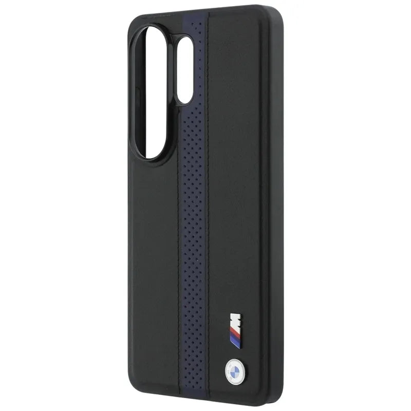 BMW M perforuotos juostelės logotipas MagSafe - Samsung Galaxy S26 Ultra dėklas (mėlynas)