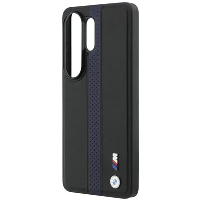 BMW M perforuotos juostelės logotipas MagSafe - Samsung Galaxy S26 Ultra dėklas (mėlynas)