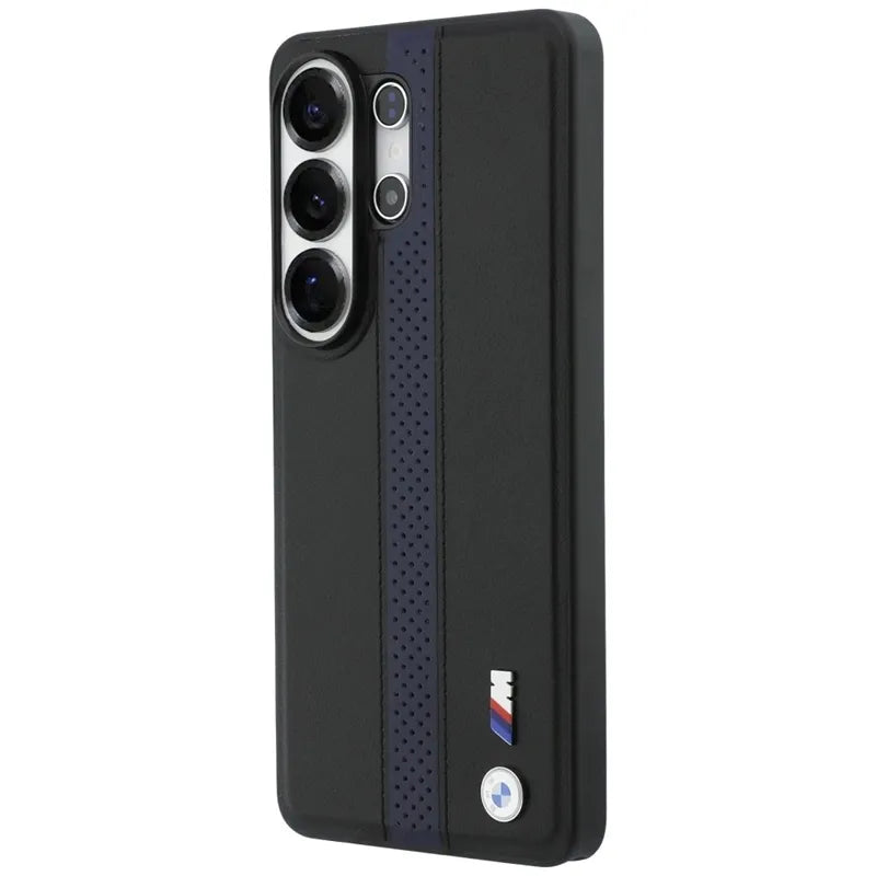 BMW M perforuotos juostelės logotipas MagSafe - Samsung Galaxy S26 Ultra dėklas (mėlynas)