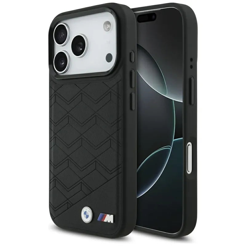 BMW M Shape Logo MagSafe dėklas - iPhone 17 Pro (juodas)
