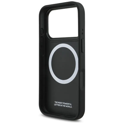 BMW M Shape Logo MagSafe dėklas - iPhone 17 Pro (juodas)