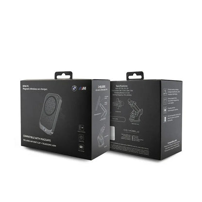 BMW MagSafe M Edition – Magnetinis automobilinis laikiklis su 15W belaidžiu krovimu (juodas)