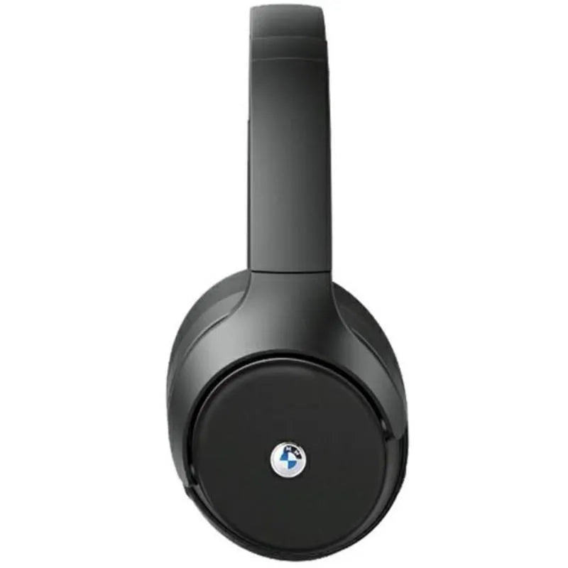 BMW metaliniai logotipai – belaidės „Over-Ear“ „Bluetooth“ ausinės su ANC ir ENC (juodos)