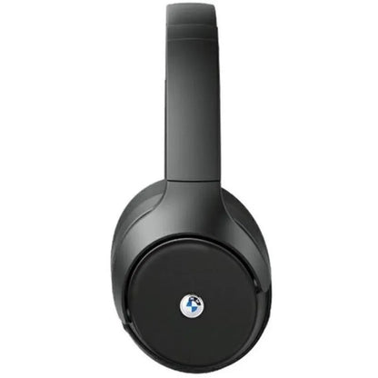 BMW metaliniai logotipai – belaidės „Over-Ear“ „Bluetooth“ ausinės su ANC ir ENC (juodos)