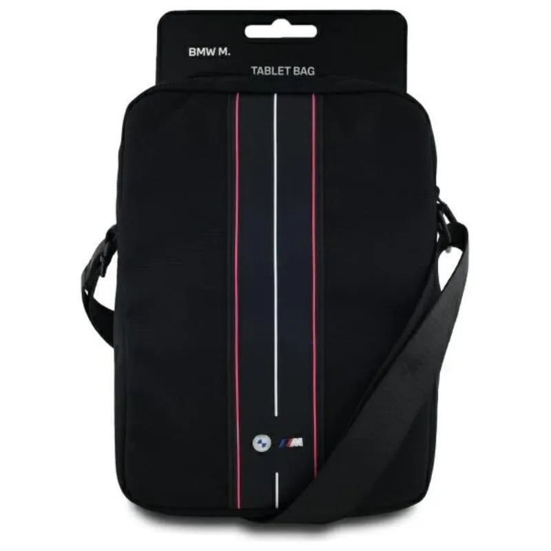 BMW Nylon raudona juosta – planšetinio kompiuterio krepšys 8" (juodas)