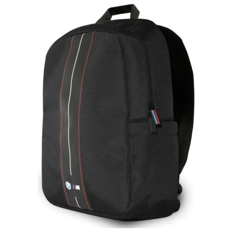 BMW „Nylon Red Stripe“ – nešiojamojo kompiuterio kuprinė 16" (juoda)